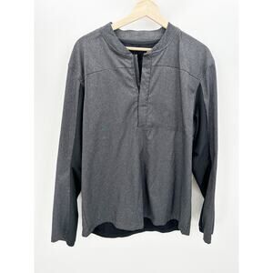 Nike Shield Gray Golf‎ Quarter Zip Jacket Water Resistant Pullover Mens Large